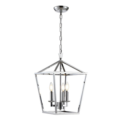 Lampadario a gabbia aperta con lanterna a forma di candela, per scale o isola della cucina - N/D