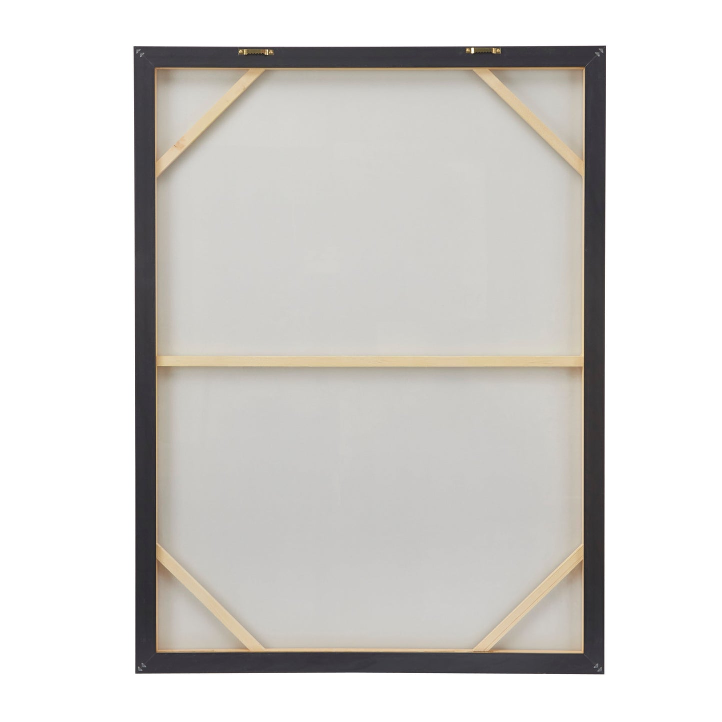Quadro su tela astratto con cornice dorata - Oro - CosmoLiving di Cosmopolitan