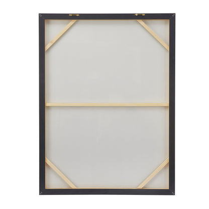 Quadro su tela astratto con cornice dorata - Oro - CosmoLiving di Cosmopolitan
