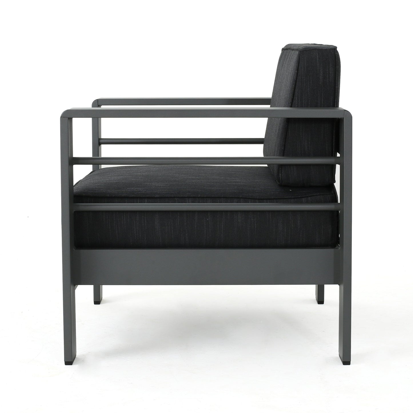 Set da salotto Cape Coral in alluminio da 7 pezzi con braciere di Christopher Knight Home