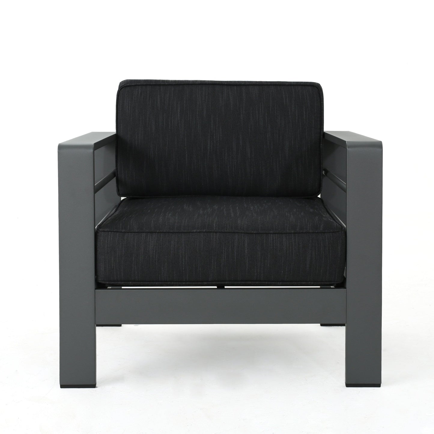 Set da salotto Cape Coral in alluminio da 7 pezzi con braciere di Christopher Knight Home