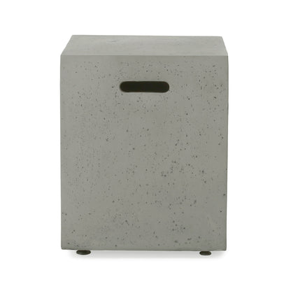 Set da giardino con tavolo da fuoco e chaise longue Cape Coral Grey da 5 pezzi di Christopher Knight Home