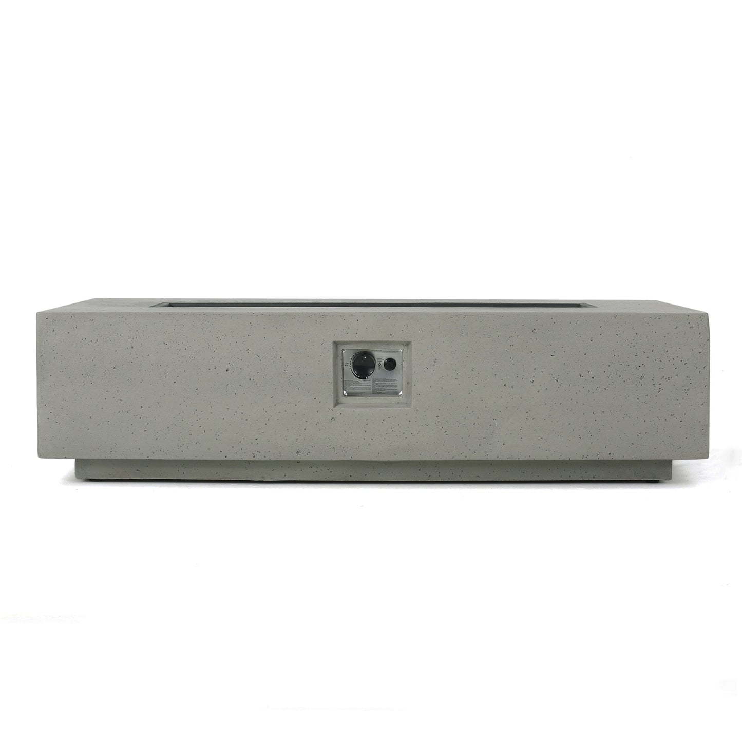 Set da giardino con tavolo da fuoco e chaise longue Cape Coral Grey da 5 pezzi di Christopher Knight Home