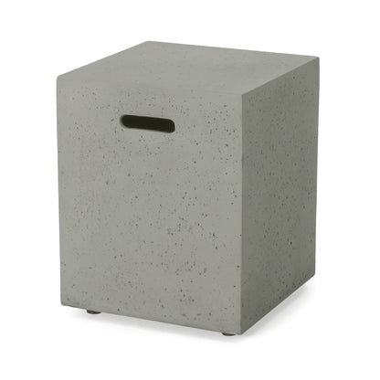 Set da giardino con tavolo da fuoco e chaise longue Cape Coral Grey da 5 pezzi di Christopher Knight Home