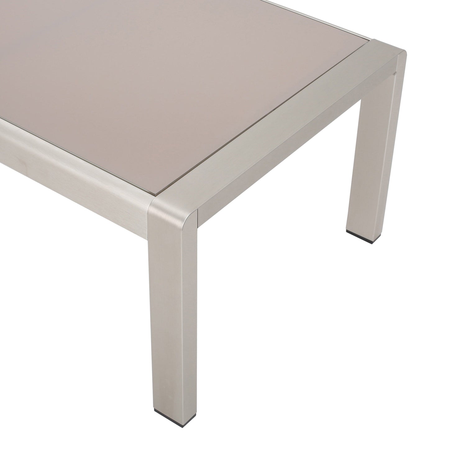 Set da esterno Cape Coral da 4 pezzi in alluminio con cuscini resistenti all'acqua di Christopher Knight Home