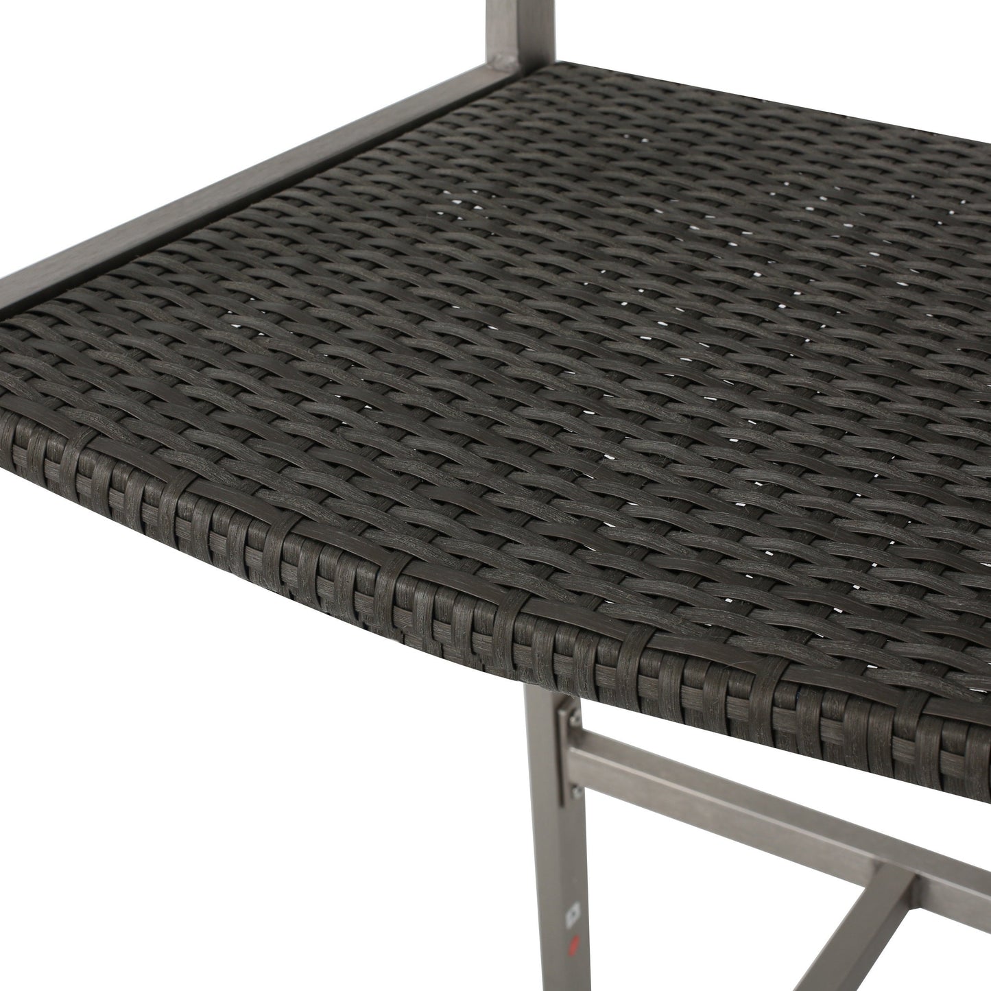 Set da bar quadrato in alluminio da 5 pezzi Cape Coral Outdoor di Christopher Knight Home