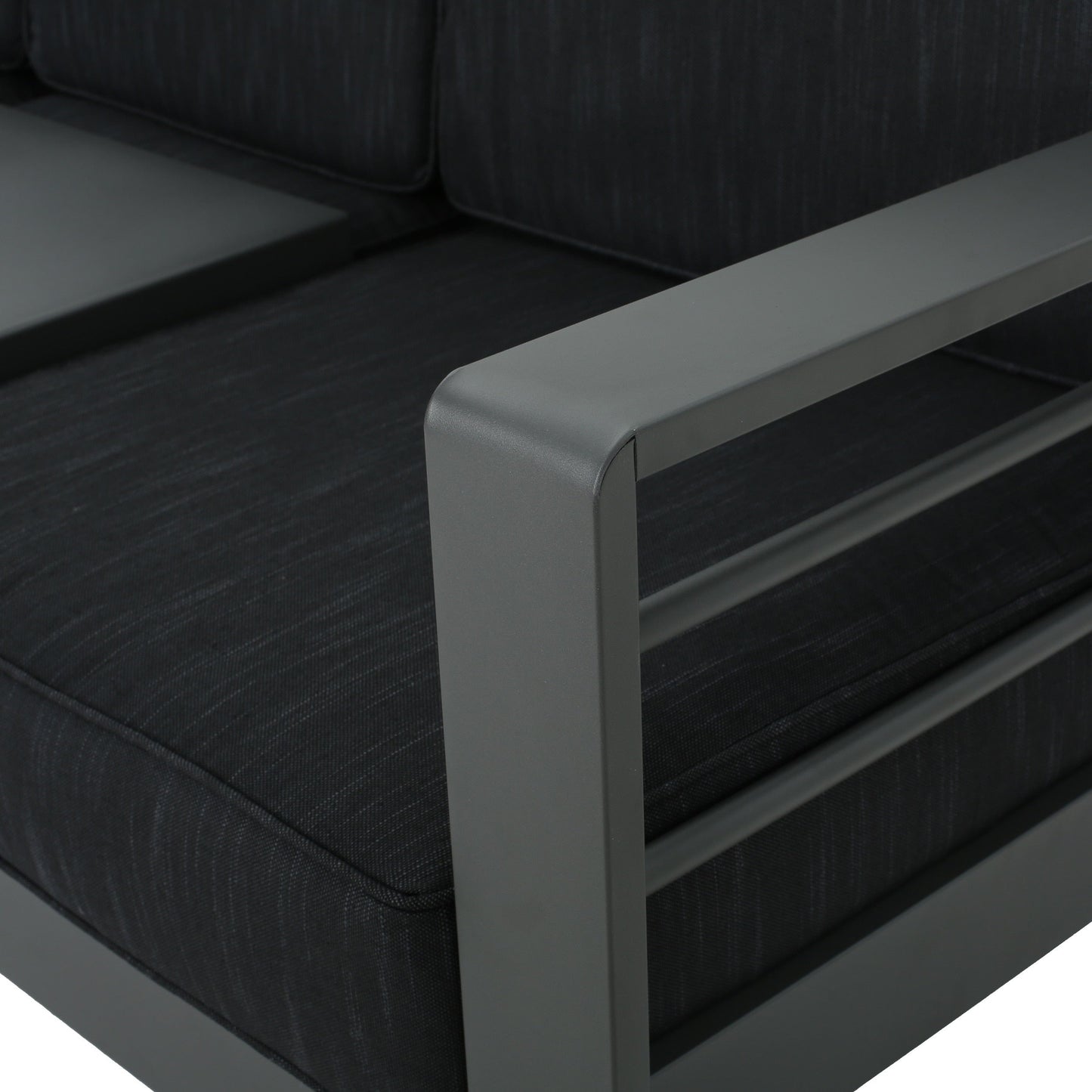 Set da esterno Cape Coral in alluminio da 5 pezzi con cuscini di Christopher Knight Home