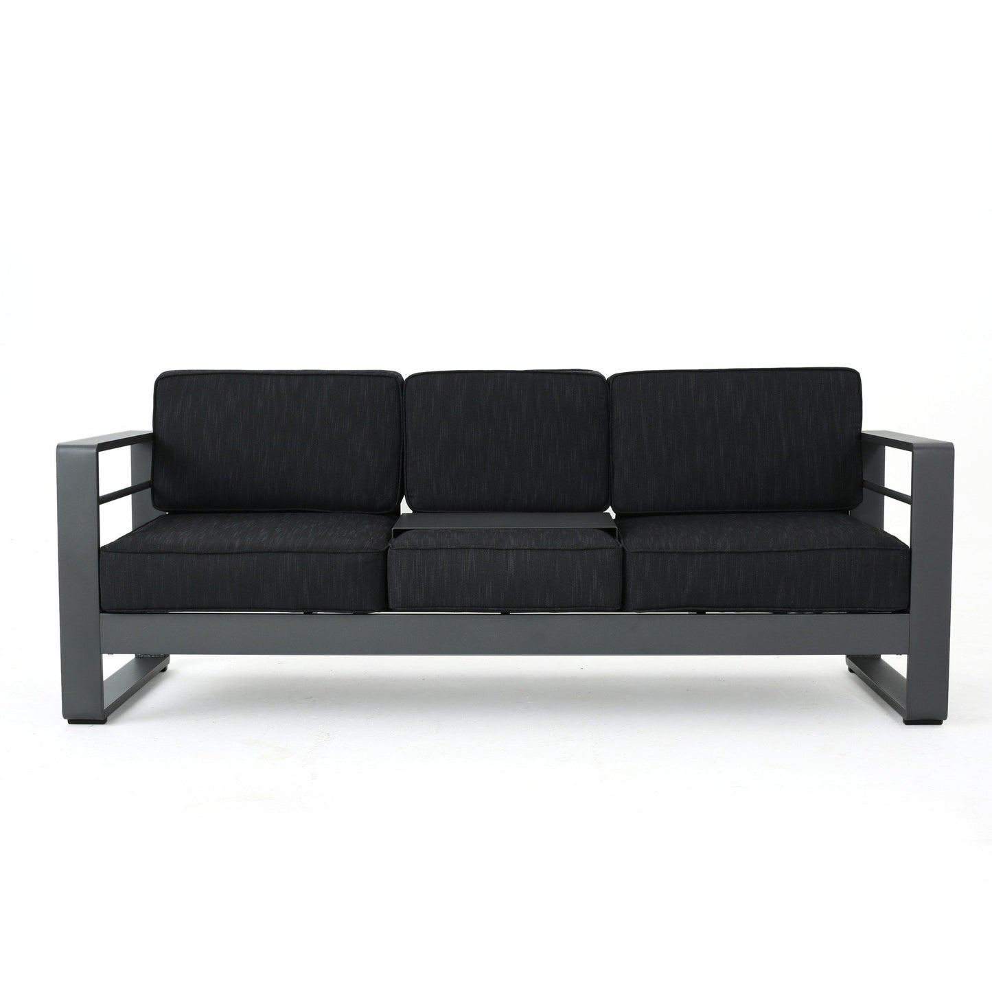 Set da esterno Cape Coral in alluminio da 5 pezzi con cuscini di Christopher Knight Home