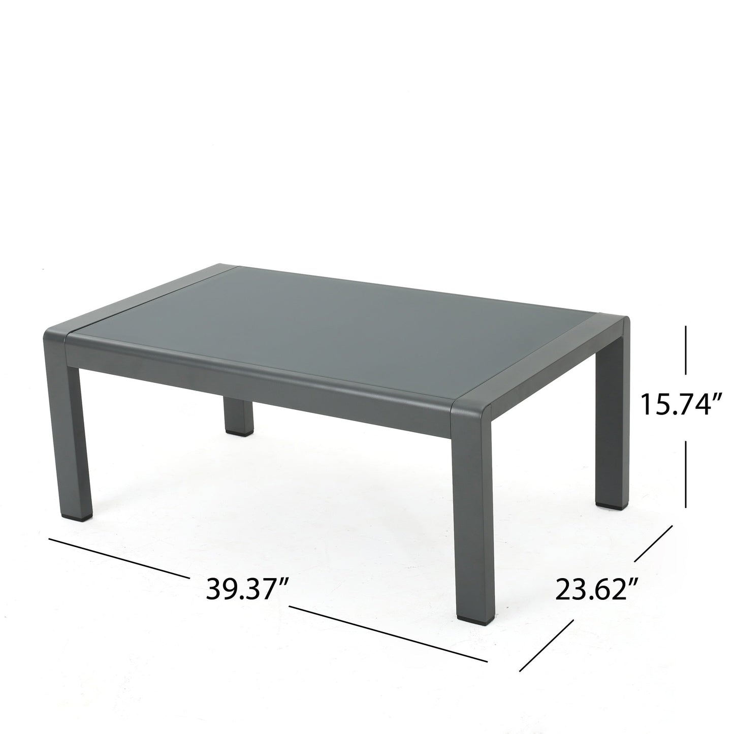 Set da esterno Cape Coral in alluminio da 5 pezzi con cuscini di Christopher Knight Home