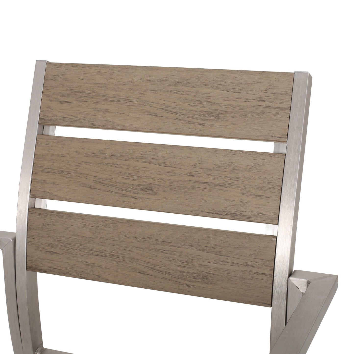Set da pranzo moderno in alluminio da 6 posti con panca da pranzo Cape Coral Outdoor di Christopher Knight Home