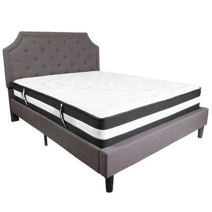 Materasso in schiuma e molle insacchettate 12 pezzi, materasso in scatola - Materasso Premium - Bianco