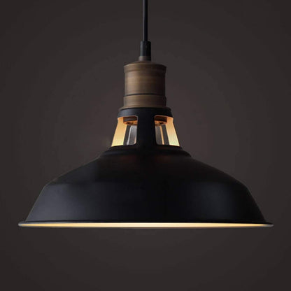 Lampada a sospensione industriale in metallo Carbon Loft Kamari