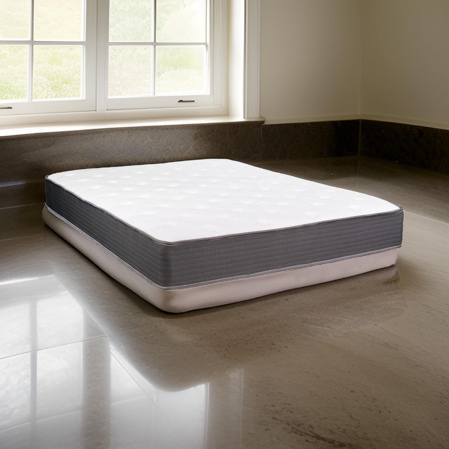 Materasso Cari ibrido matrimoniale da 8 pollici, memory foam Cool Gel, molle insacchettate