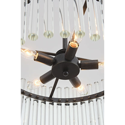 Lampadario in cristallo a 5 luci Casandra