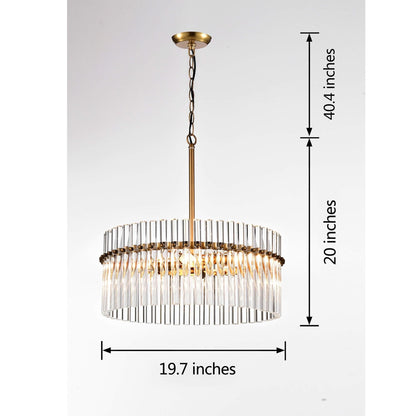 Lampadario in cristallo a 5 luci Casandra