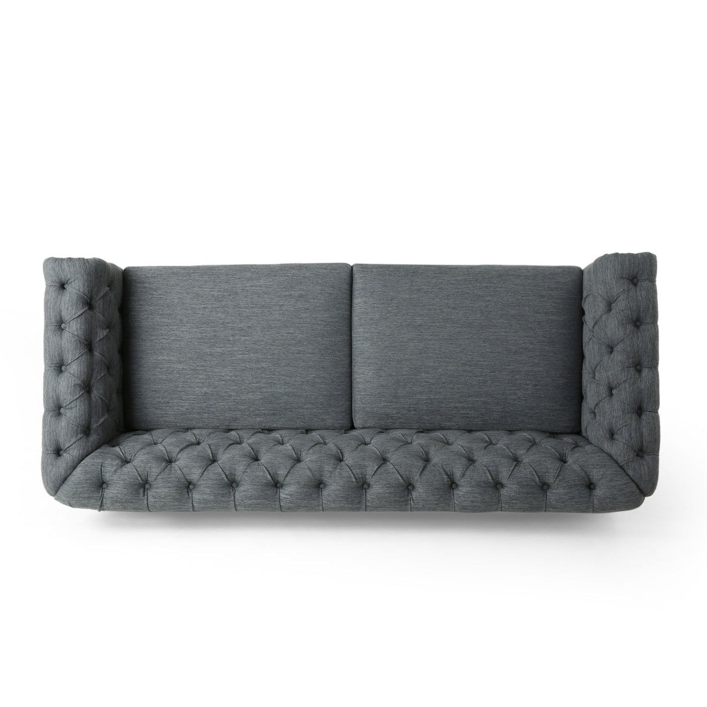 Divano Chesterfield Castalia con finiture a chiodo di Christopher Knight Home - 78,75 L x 33,50 P x 28,00 A