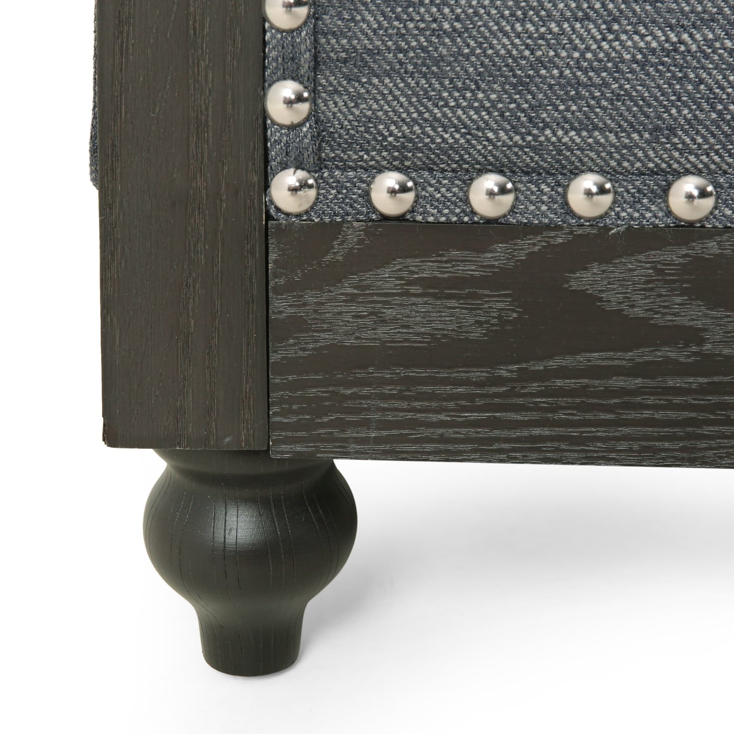 Divano Chesterfield Castalia con finiture a chiodo di Christopher Knight Home - 78,75 L x 33,50 P x 28,00 A