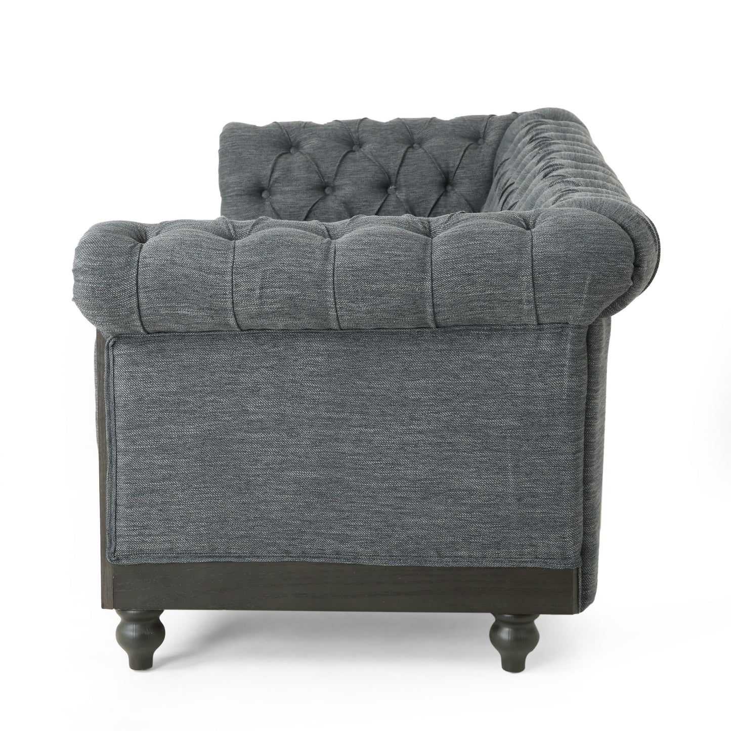 Divano Chesterfield Castalia con finiture a chiodo di Christopher Knight Home - 78,75 L x 33,50 P x 28,00 A