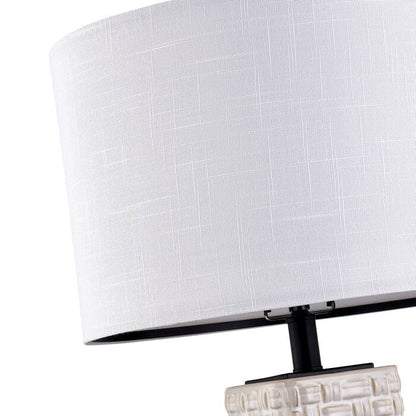 Set di lampade da tavolo USB in ceramica