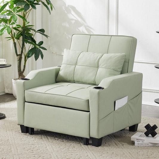 Poltrona letto, divano letto 3 in 1, poltrona reclinabile regolabile, poltrona, divano, letto, biancheria