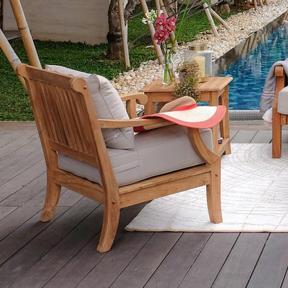 Set da esterno Cambridge Casual Chara in legno di teak, 3 pezzi