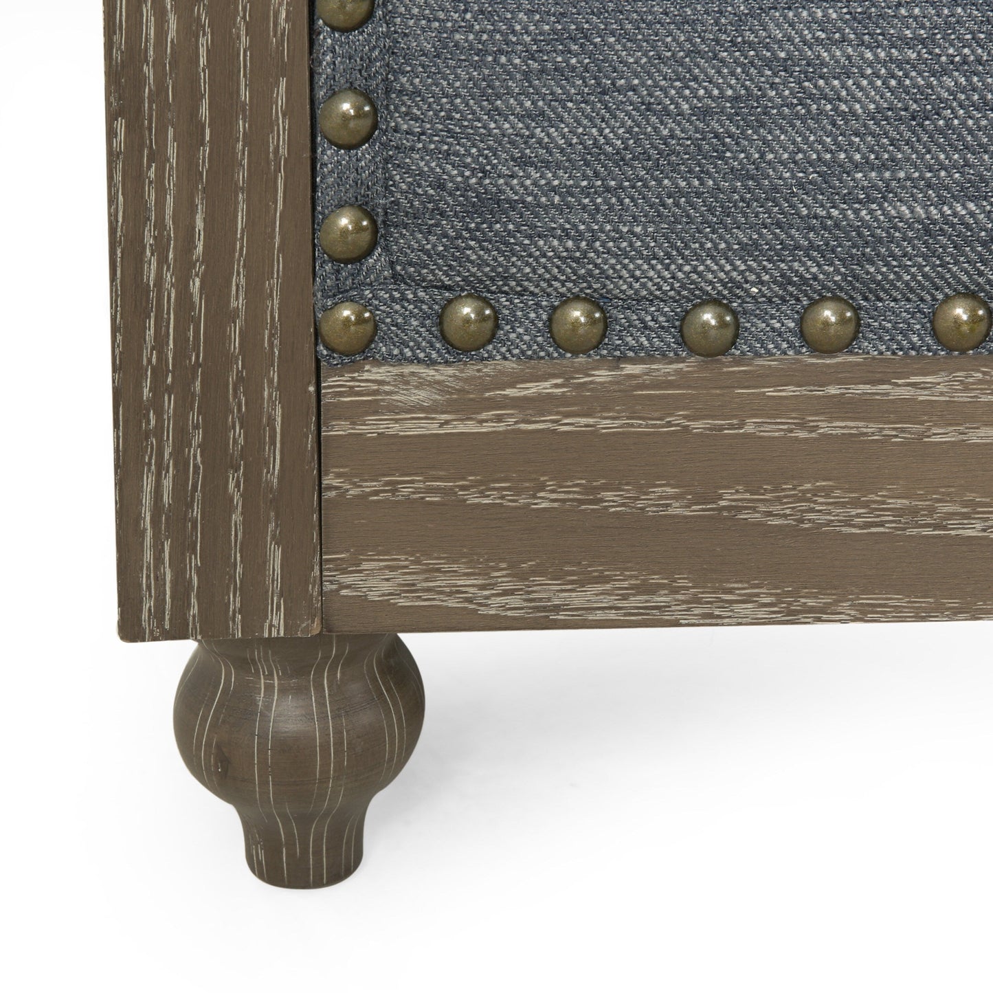 Divano Chesterfield 85.5 in stile retrò color antracite, con bottoni, trapuntato, a 3 posti e gambe in legno, per soggiorno