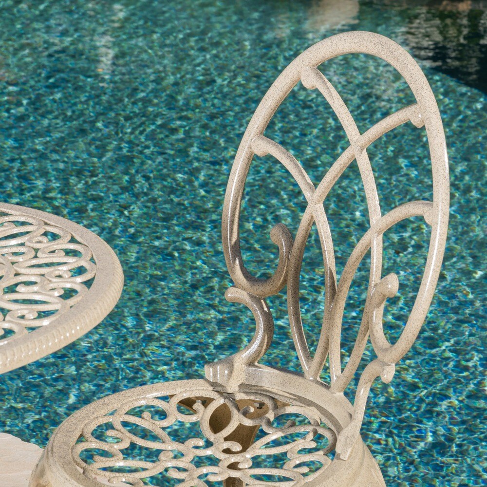 Set da bistrot Charleston in alluminio e rame di Christopher Knight Home