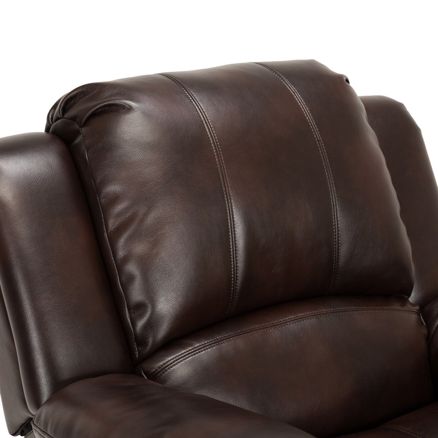Poltrona reclinabile Charleston in pelle e gel di Greyson Living