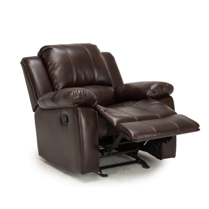 Poltrona reclinabile Charleston in pelle e gel di Greyson Living