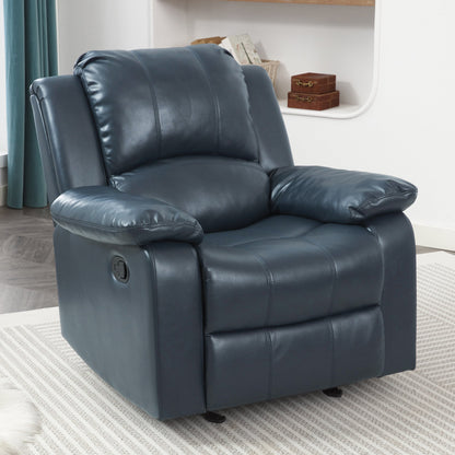 Poltrona reclinabile Charleston in pelle e gel di Greyson Living