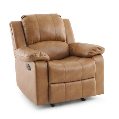 Poltrona reclinabile Charleston in pelle e gel di Greyson Living