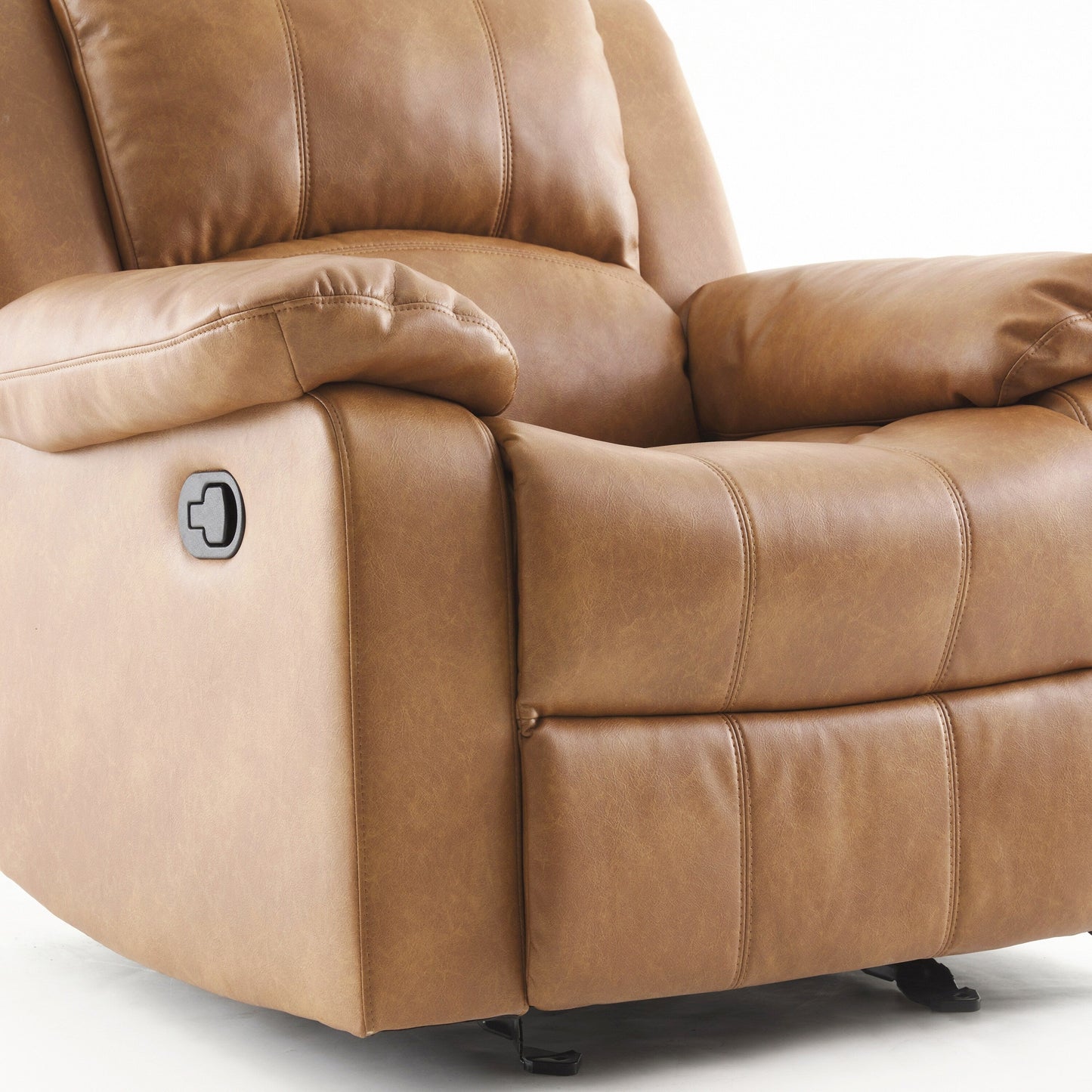 Poltrona reclinabile Charleston in pelle e gel di Greyson Living