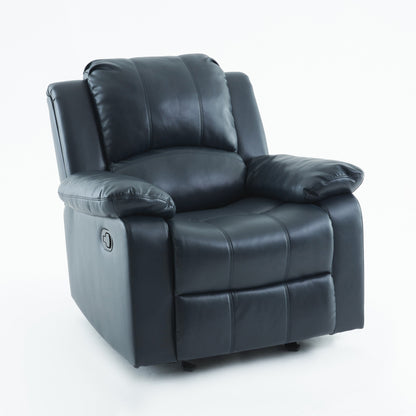 Poltrona reclinabile Charleston in pelle e gel di Greyson Living
