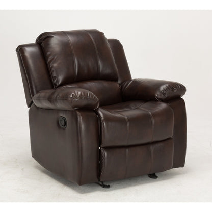 Poltrona reclinabile Charleston in pelle e gel di Greyson Living
