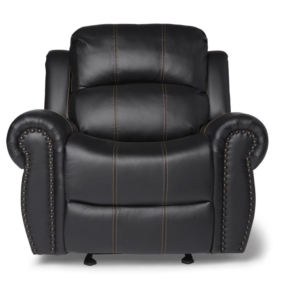 Poltrona reclinabile Charlie in similpelle di Christopher Knight Home