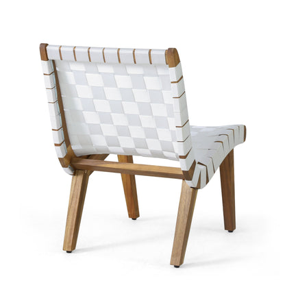 Set da esterno Charlotter in corda e legno di acacia di Christopher Knight Home