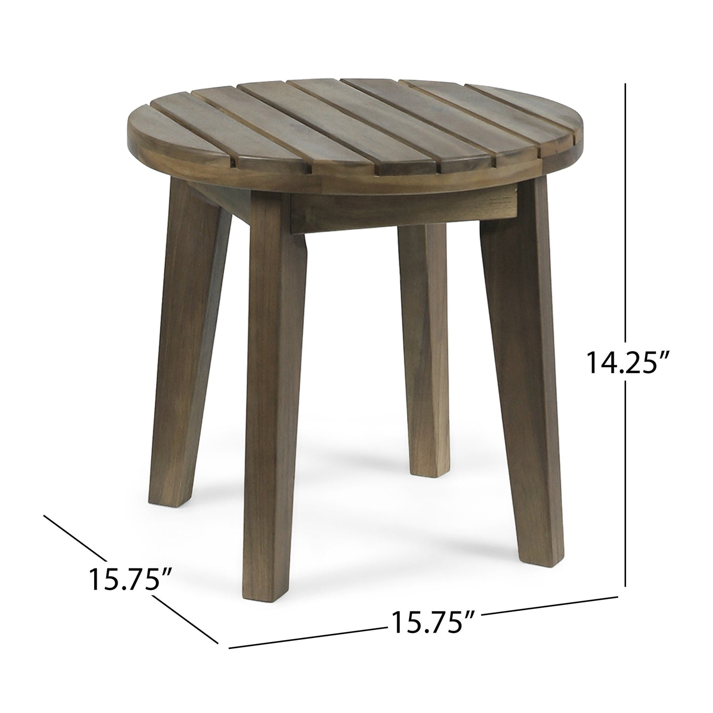 Set da esterno Charlotter in corda e legno di acacia di Christopher Knight Home