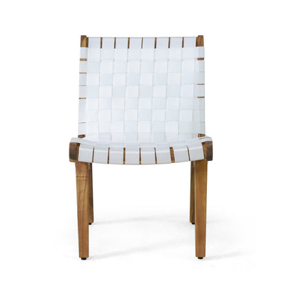 Set da esterno Charlotter in corda e legno di acacia di Christopher Knight Home
