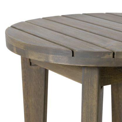 Set da esterno Charlotter in corda e legno di acacia di Christopher Knight Home
