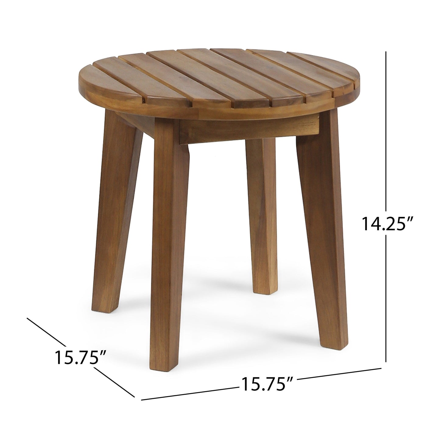 Set da esterno Charlotter in corda e legno di acacia di Christopher Knight Home