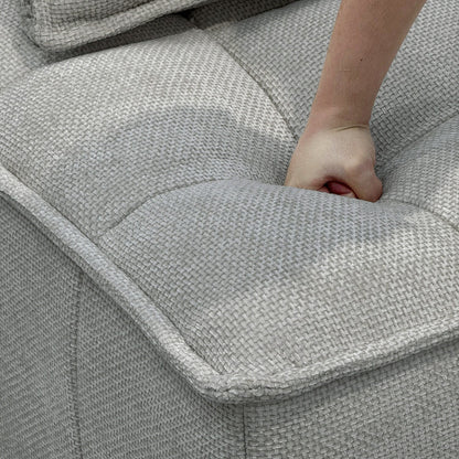Set di divani modulari Chenille da 6 pezzi