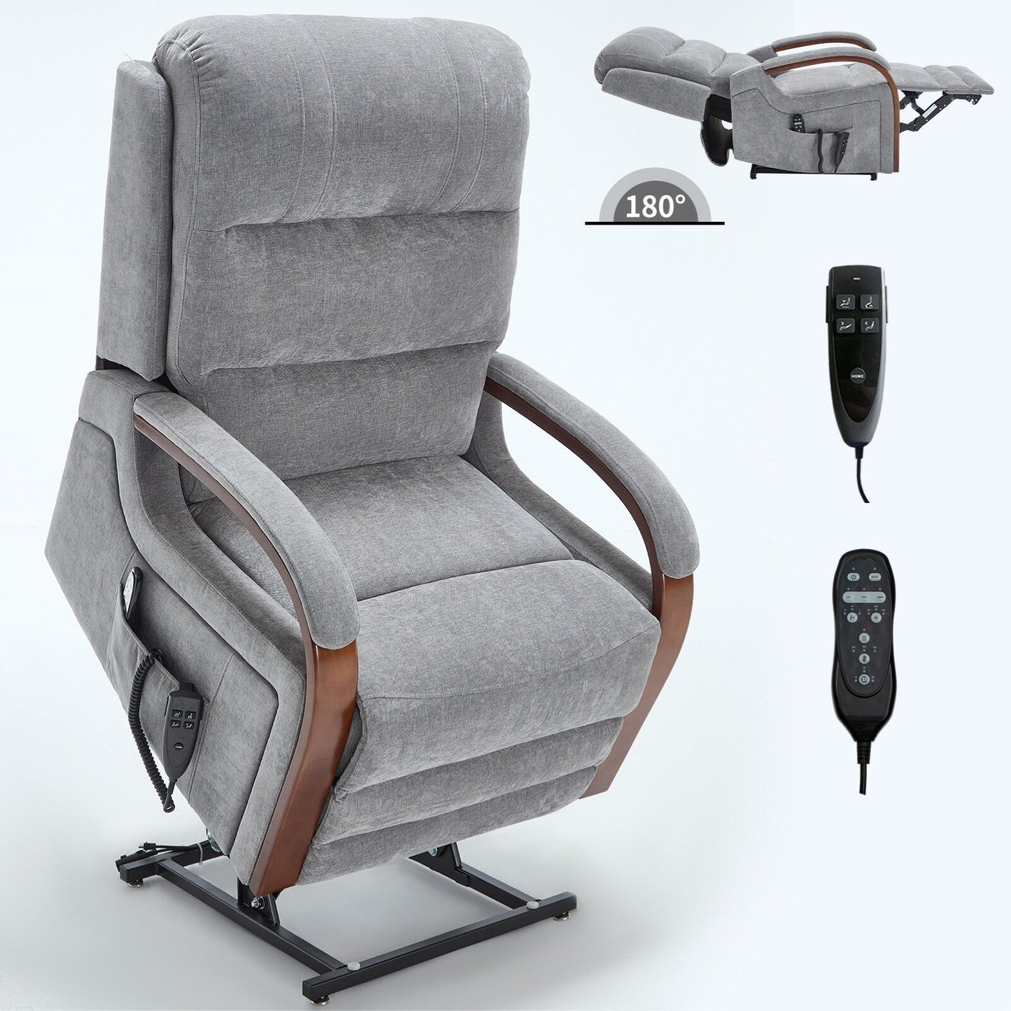 Poltrona reclinabile Chenille Lift