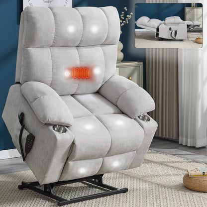 Poltrona reclinabile elettrica Chenille