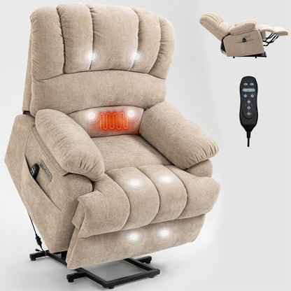 Poltrona reclinabile elettrica Chenille