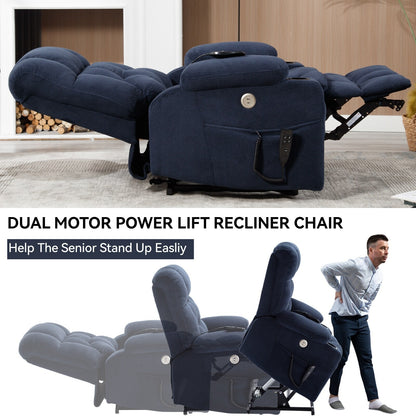 Poltrona reclinabile elettrica Chenille