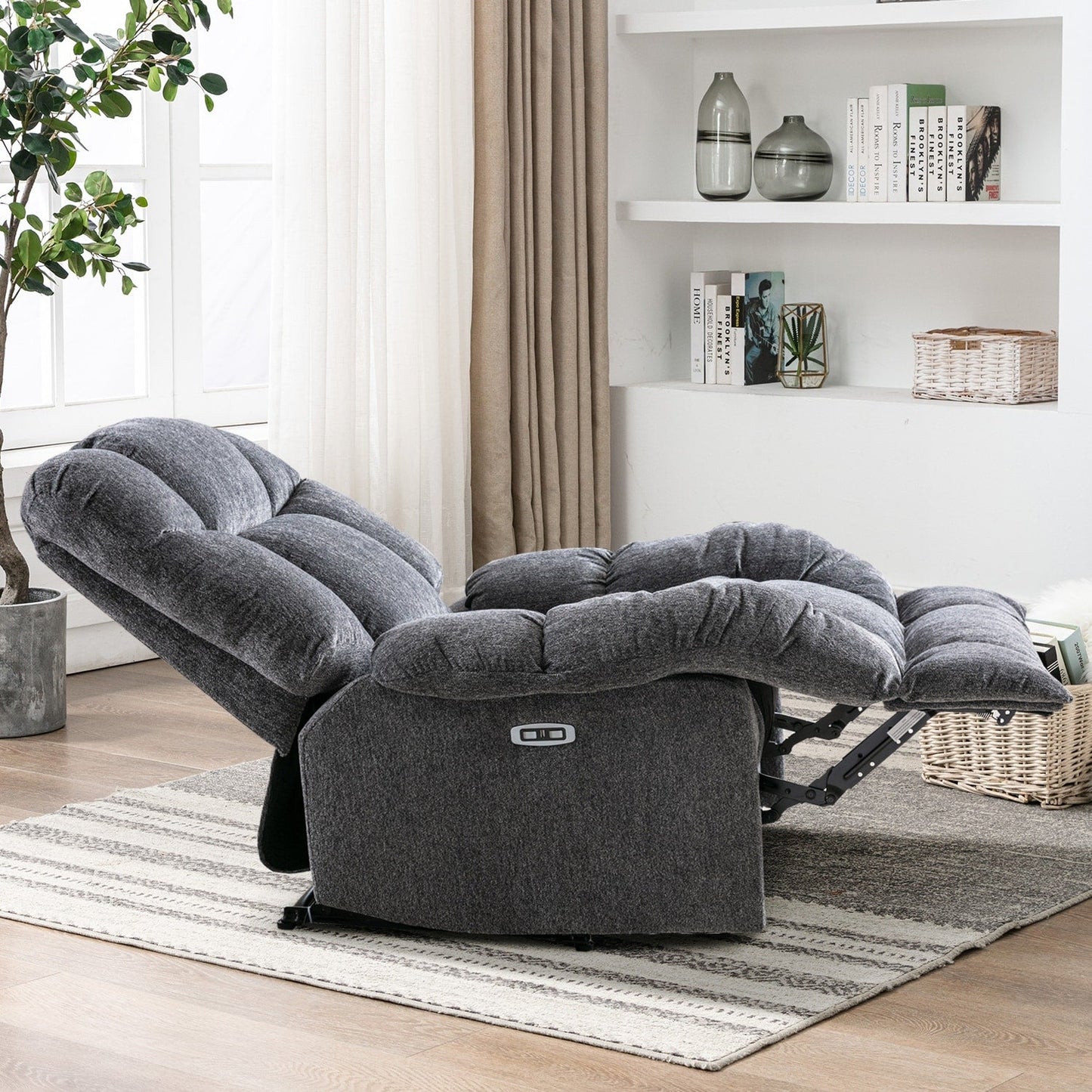 Poltrona reclinabile standard Chenille Power