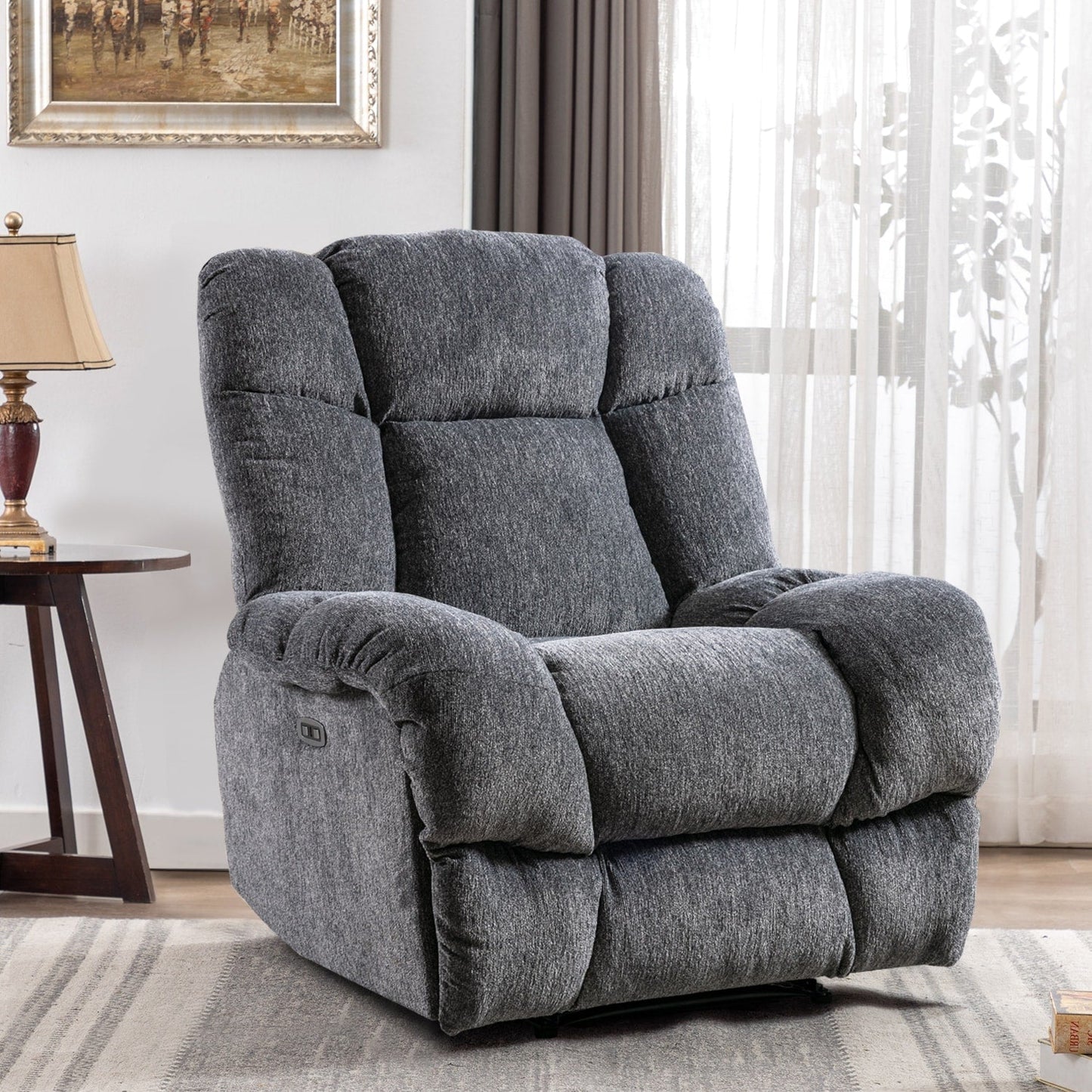 Poltrona reclinabile standard Chenille Power