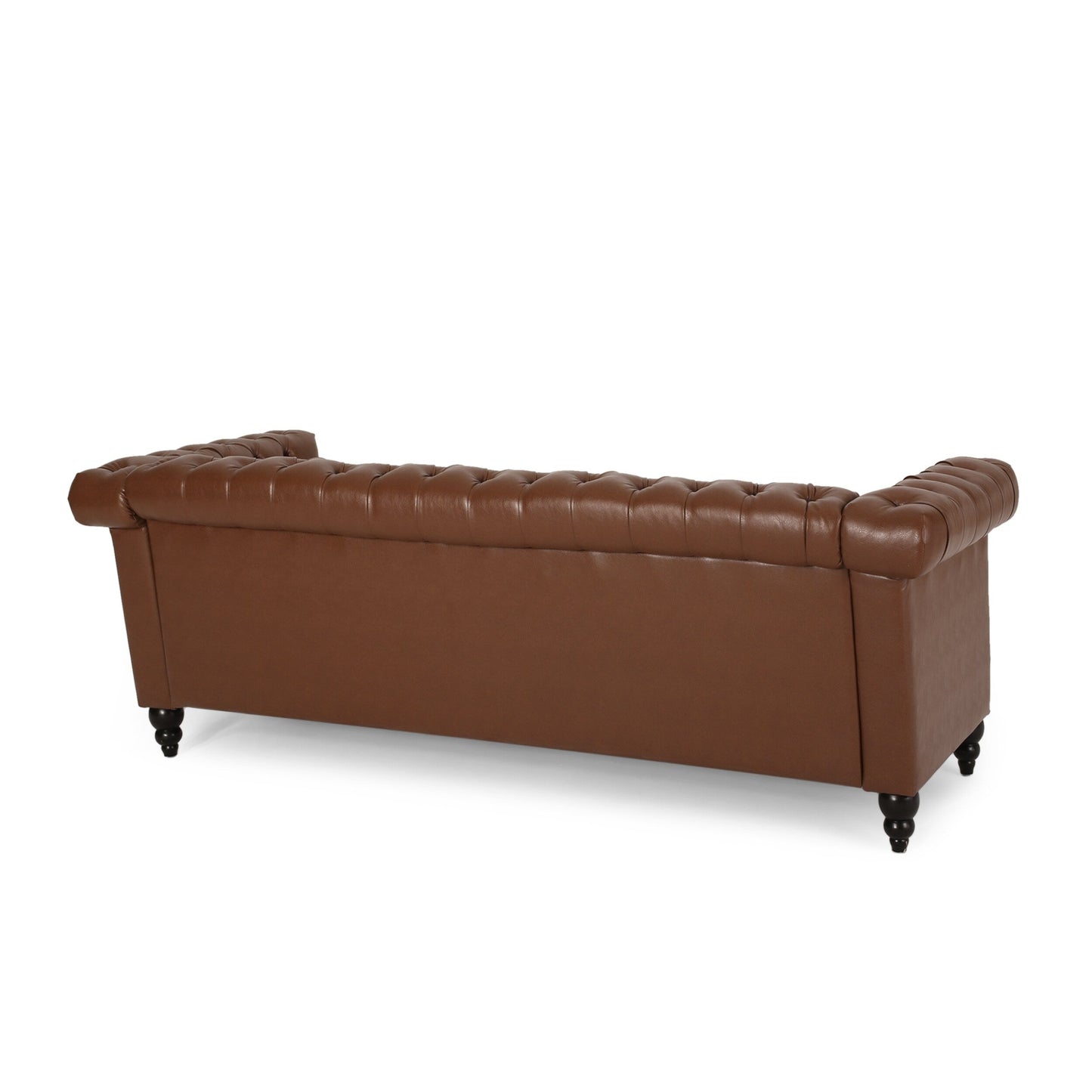 Divano Chesterfield a 3 posti con capitonné e borchie