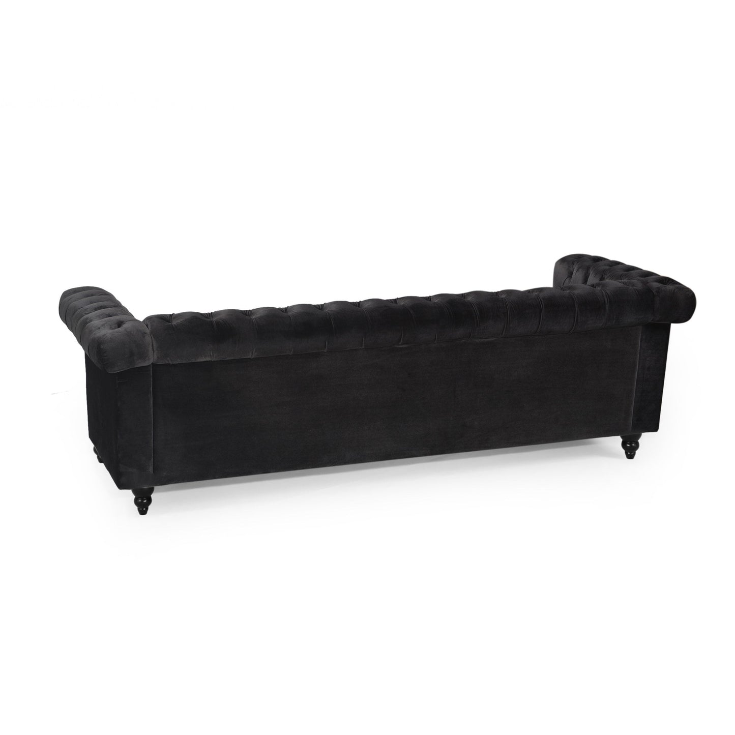 Divano Chesterfield a 3 posti con capitonné e borchie