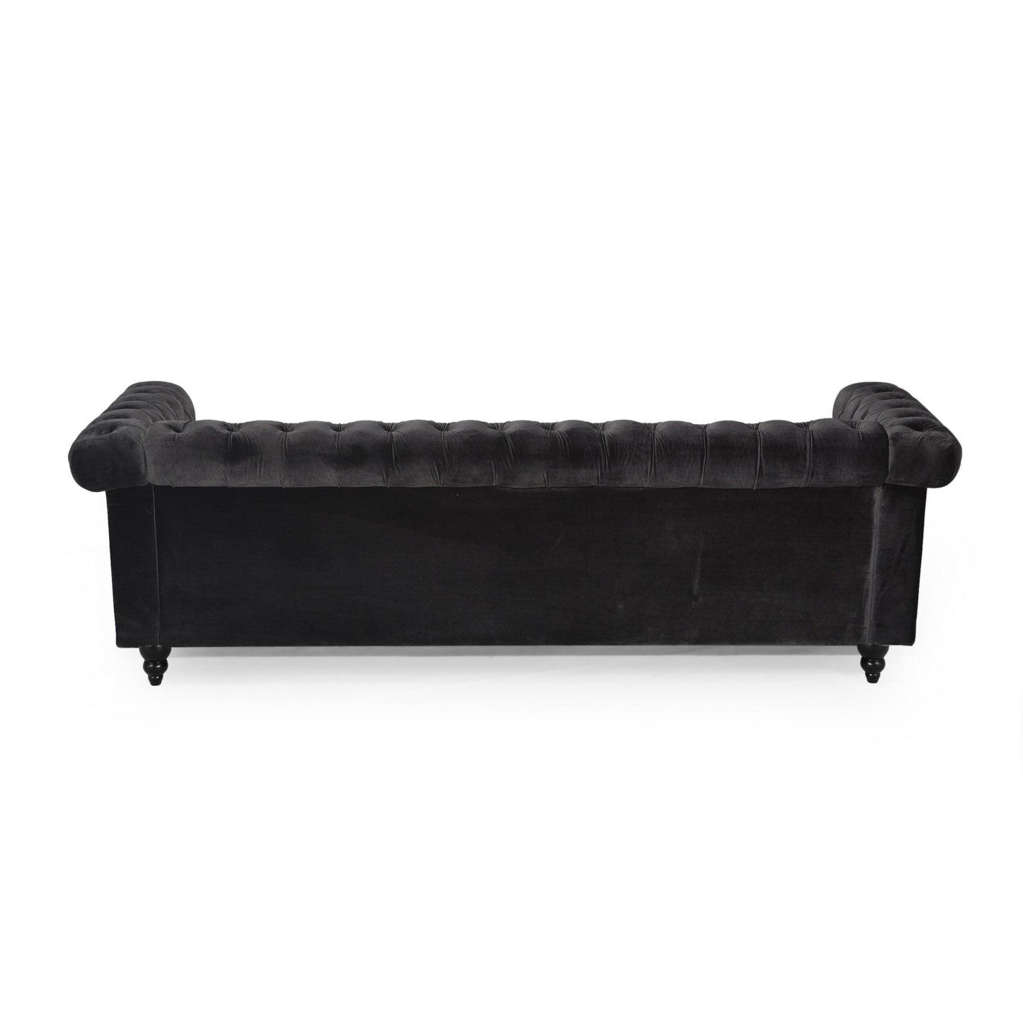 Divano Chesterfield a 3 posti con capitonné e borchie